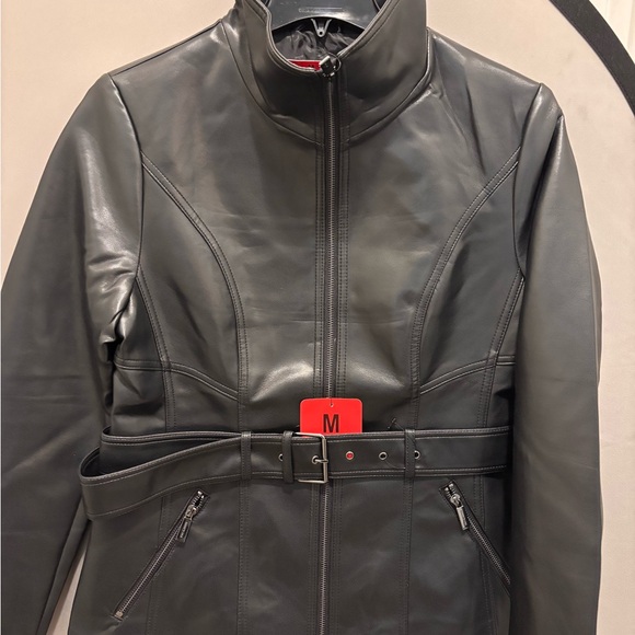 Kenneth Cole Faux Leather Jacket - Picture 5 of 7